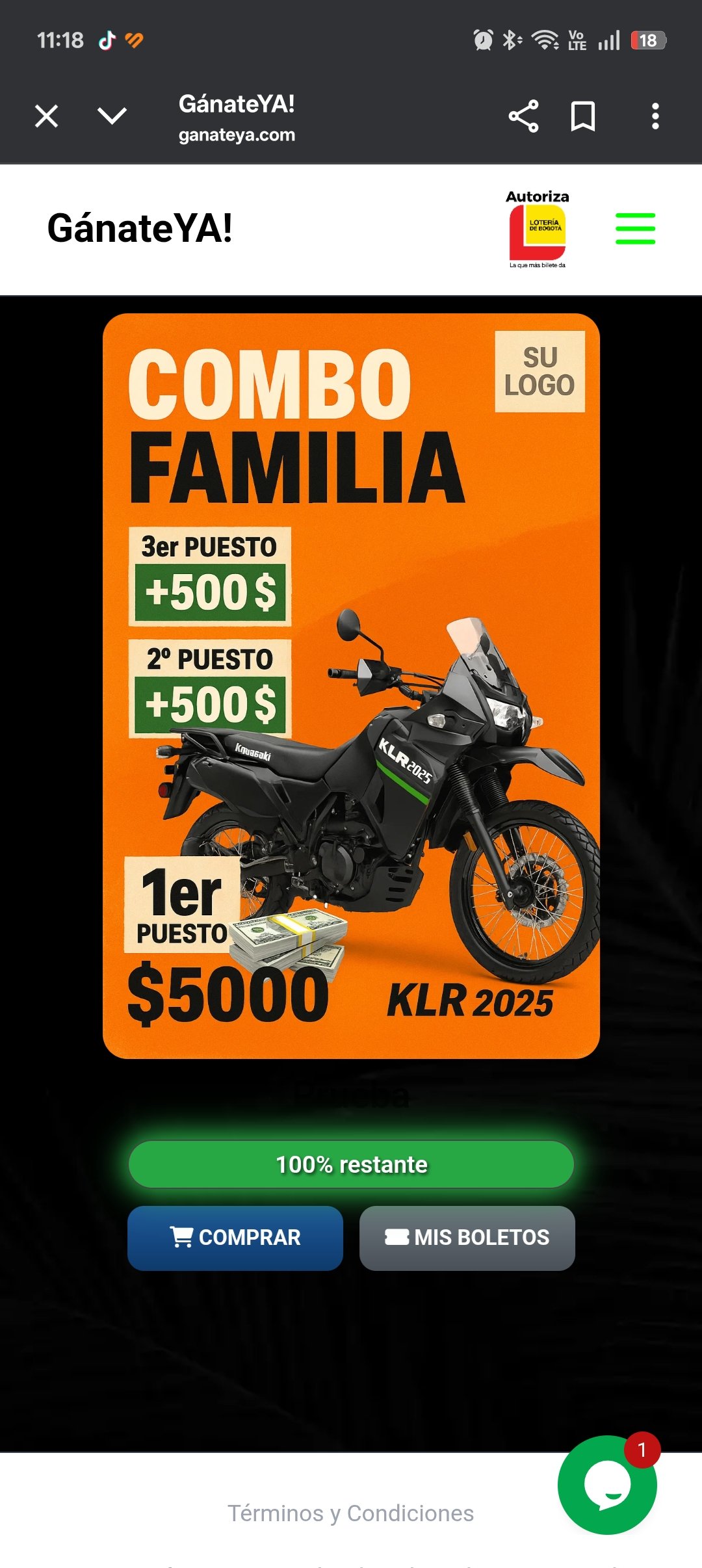 Detalle de Ganateya.com